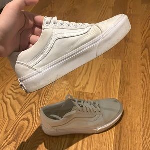 Old skool platform vans